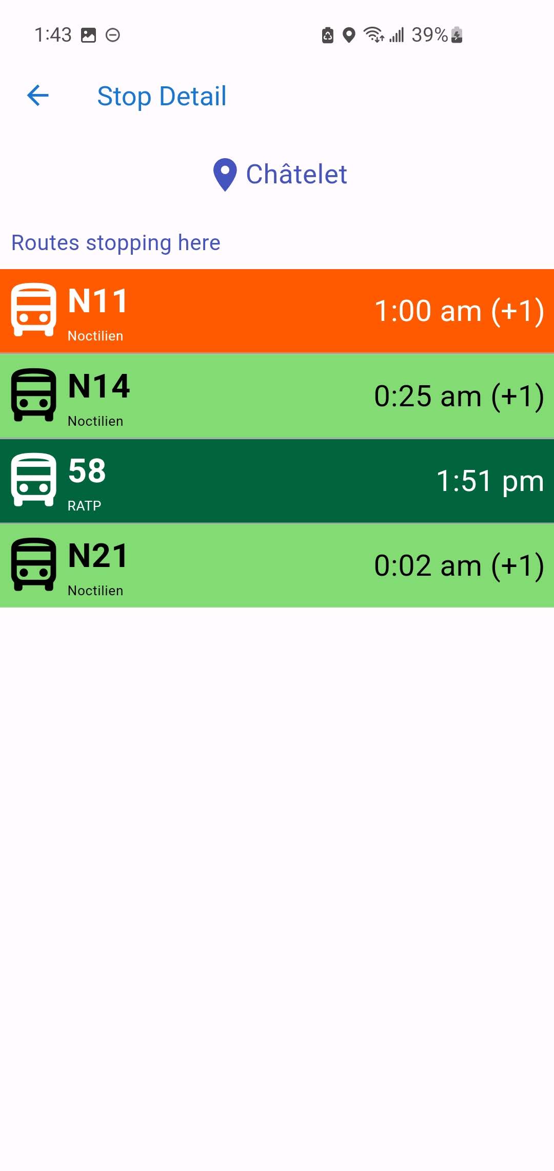 TransitVerse EU app screenshot