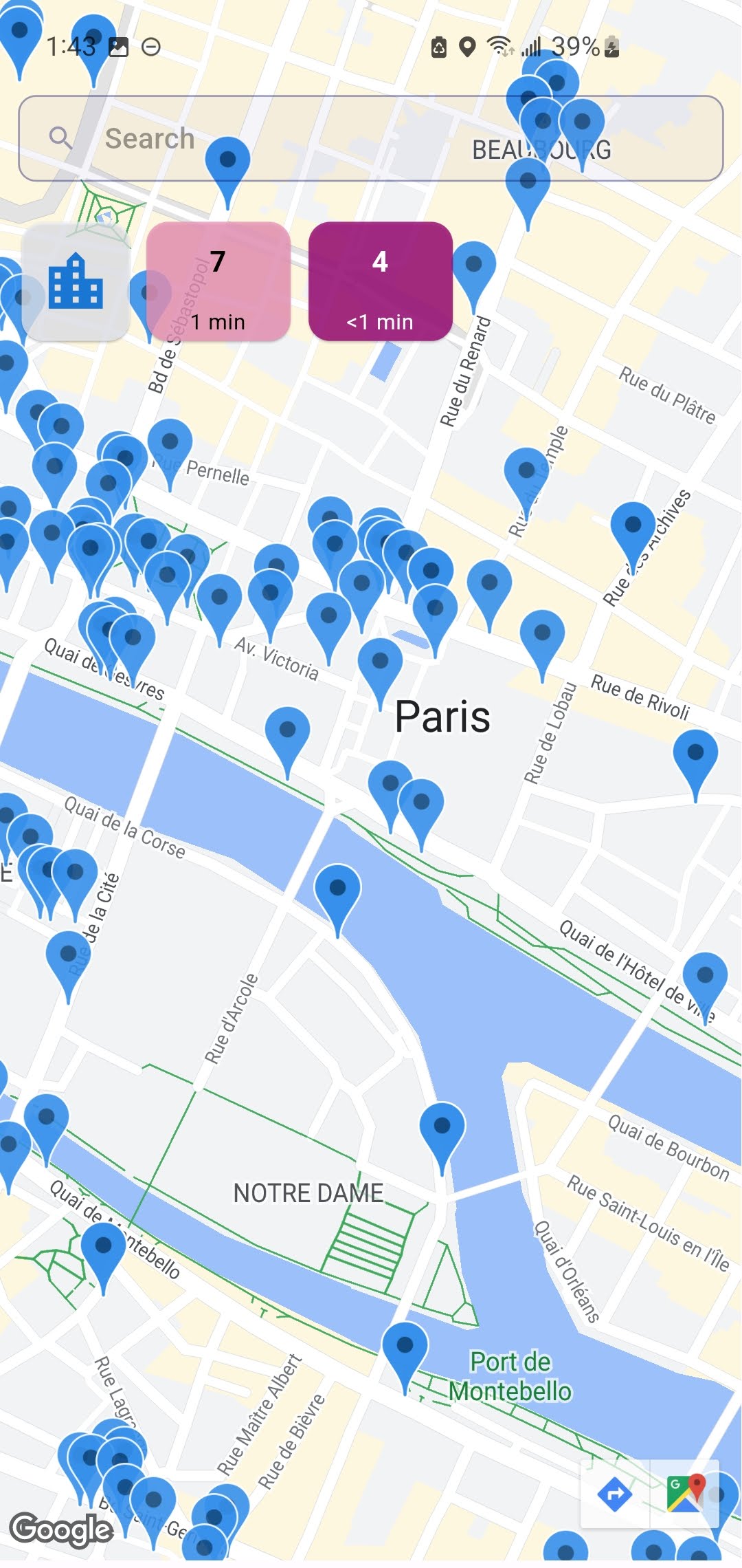 TransitVerse EU app screenshot
