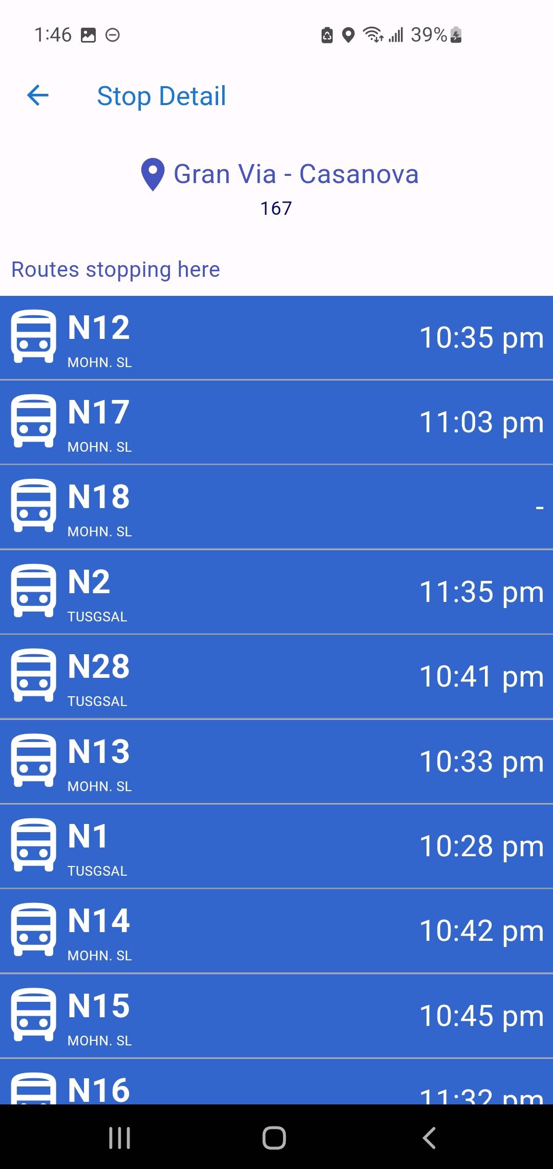 TransitVerse EU app screenshot