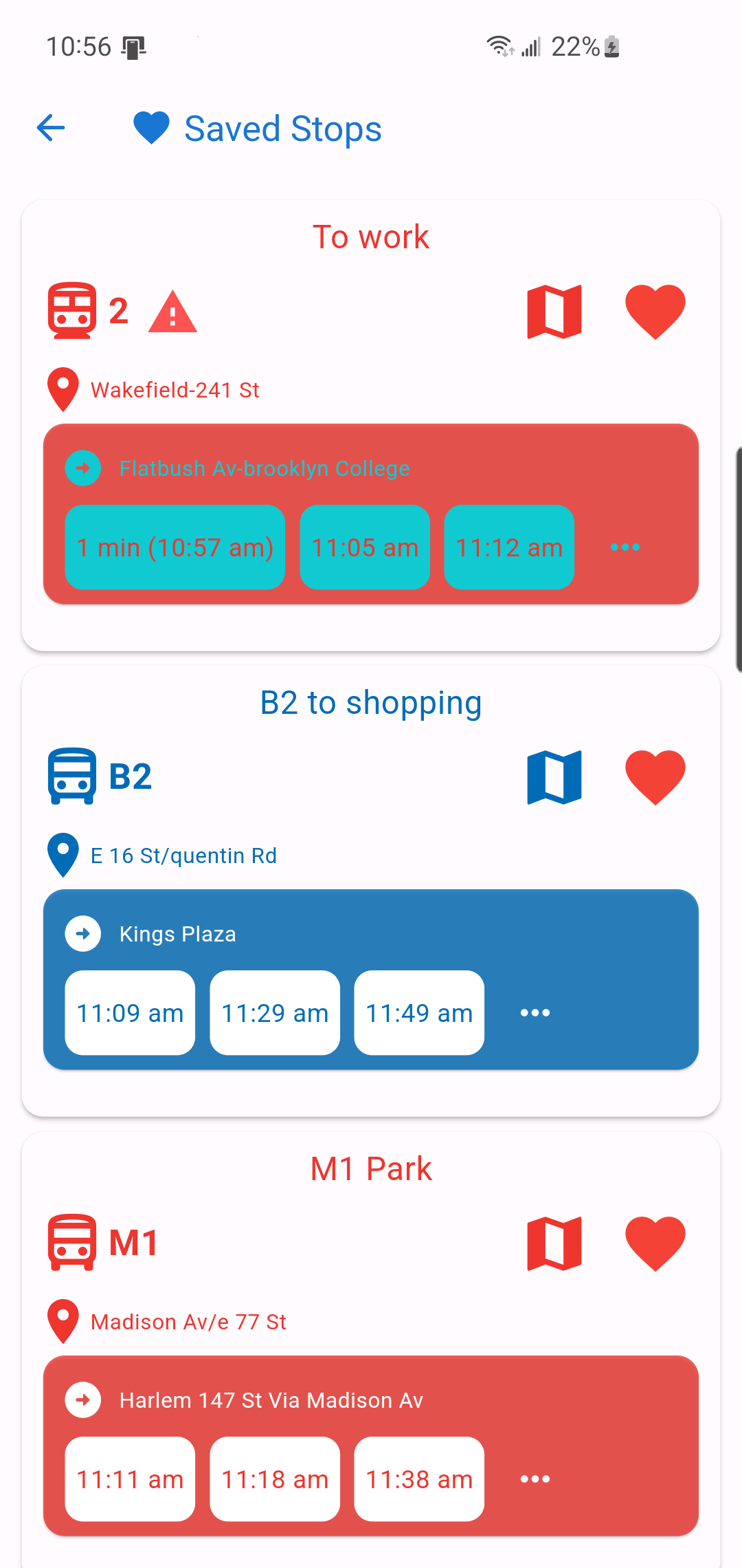 TransitVerse NA app screenshot